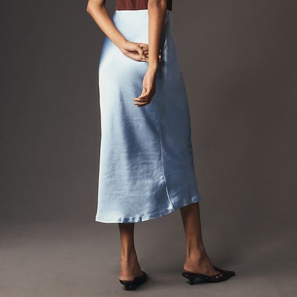 Mare Mare x Anthropologie Knit Slip Twofer Tank Dress SIZE XL NEW blue brown nwt - Picture 3 of 6